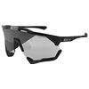 Image de SCICON Sports Aeroshade XL Lunettes De Soleil De Performance Sportive (SCNPP Silver Fotocromic/Luminosité Noire)