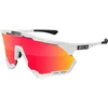 Image de SCICON Sports Aeroshade XL Lunettes De Soleil De Performance Sportive (SCNPP Multimorror Rouge/Luminosité Blanche)
