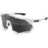 Image de SCICON Sports Aeroshade XL Lunettes De Soleil De Performance Sportive (SCNPP Multimiror Silver/Luminosité Blanche)