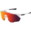 Image de SCICON Sports Aeroshade Kunken Lunettes De Soleil De Performance Sportive (SCNPP Multimorror Rouge/Luminosité Blanche)