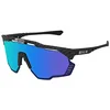 Image de SCICON Sports Aeroshade Kunken Lunettes De Soleil De Performance Sportive (Multimirror Bleu SCNPP/Compagnon De Carbone)