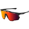 Image de SCICON Sports Aeroshade Kunken Lunettes De Soleil De Performance Sportive (SCNPP Multimorror Rouge/Compagnon De Carbone)