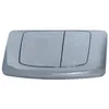 Image de Valsir Plaque de Commande INOX WC encastré Angel Rios, Double Volume chromé