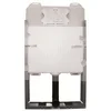 Image de Plaque de commande WC encastré Valsir WINNER TROPEA, double volume Blanche