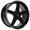 Image de MOMO WHEELS FIVE black matt polish 8.0Jx18 5x112 ET42