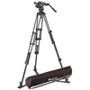 Image de Manfrotto MVK612TWINMA Rotule Vidéo Fluide 612 avec Trépied Aluminium à Double Tube et Entretoise Mi-Hauteur pour Appareils Reflex ou Hybrides et Caméras Vidéo - Charge Admissible 14 kg