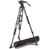 Image de Manfrotto MVKN12TWINGA Rotule Vidéo Fluide Nitrotech 612 avec Trépied Aluminium à Double Tube avec Entretoise au Sol pour Appareils Reflex ou Hybrides et Caméras Vidéo - Charge Admissible 18 kg