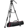 Image de Manfrotto Rotule Vidéo Fluide 526- Trépied Ultraléger Rapide Flexible 645 Double Tube Alu - Kit Professionnel Appareil Photo Reflex, Appareil Numérique, Vlogging - Charge ADM.16kg