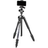 Image de Manfrotto Element MII Trépied pour Appareil Photo en Aluminium avec Rotule et Bluetooth, Support pour Smartphone et Téléphone, Stabilisateur pour Appareil Photo Compact, CSC, DSLR