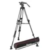 Image de Manfrotto Rotule Vidéo Fluide 608-c Trépied Ultraléger Rapide Flexible 645 Double Tube Alu- Kit Professionnel Appareil Photo Reflex, Appareil Numérique, Vlogging- Charge ADM.14kg