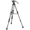 Image de Manfrotto Rotule Vidéo Fluide 612 - Trépied Ultraléger Flexible Rapide 645 Double Tube Alu - Kit Professionnel Appareil Photo Reflex, Appareil Numérique, Vlogging- Charge ADM.18kg