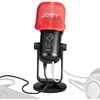 Image de Joby Wavo POD Micro à Condensateur avec Connexion USB, Microphone pour Stream, Podcast, Interview, Contrôles Mute et Gain sur Le Micro USB, Retour Possible Via Écouteurs, Compatible avec Mac et PC