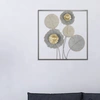 Image de Mauro Ferretti - Panneau mural en fer Sqity multicolore - 50x3.8x50 cm OS