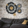 Image de Mauro Ferretti - Décoration murale fleurie multicolore - 80x100x8 cm OS