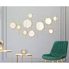 Image de Mauro Ferretti - Décoration murale avec miroirs Gloxy dorée - 61x117x4.5 cm OS