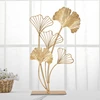 Image de Mauro Ferretti - Sculpture Feuille dorée - 44.5x26x11.5 cm OS