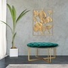Image de Mauro Ferretti - Panneau mural en fer Jungle doré - 60x80X6.5 cm OS