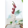 Image de Mauro Ferretti - Vase en forme de buste Young Lady blanc/doré - 10.5x10x24.7 cm OS