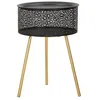 Image de Mauro Ferretti Italian Design mauro ferretti TAVOLINETTO BLACKY CM Ø 35X50