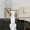 Image de Mauro Ferretti - Sculpture léopard assis blanche - 27x38x74 cm OS