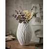 Image de Mauro Ferretti - Vase en résine Honduras blanc   D.27x41,5 cm OS