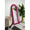 Image de Mauro Ferretti - Miroir cloe velours fushia - 60x4x160 cm OS