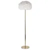 Image de mauro ferretti LAMPADAIRE SLIM PLUMES BLANC CM d. 43X170