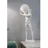 Image de Mauro Ferretti - Statue Atlas blanche - 18x12,5x50 cm OS