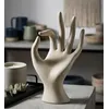 Image de Mauro Ferretti - Sculpture OK en pierre crème   14x10x24 cm OS