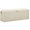 Image de Mauro Ferretti Banc Goteborg, MDF, blanc, 113 x 41 x 44 cm
