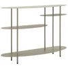 Image de Mauro Ferretti Console Saturno Plus Taupe 82 x 118 x 34 cm en métal