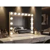 Image de Mauro Ferretti - Miroir de table en fer Hollywood blanc   55x14x43 cm OS