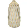 Image de Mauro Ferretti Italian Design Vase Pepitas cm Ø 18,5X37,5 Ceramic Grey/Gold
