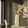 Image de Mauro Ferretti - Vase en résine Ester blanc   D.23x50 cm OS