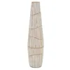 Image de Mauro Ferretti Italian Design Vase en résine Hanoi 68,5 x 17 cm Blanc Wash