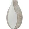 Image de Mauro Ferretti Italian Design Vase en résine Ho Chi Minh 29,5 x 13,5 x 50 cm White Wash