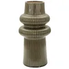 Image de Mauro Ferretti Italian Design Vase Harmony Ø 18 x 36 cm en céramique Verte