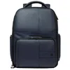 Image de Piquadro Sac à dos déperlant avec ouverture fast-check Homme tissu bleu