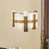 Image de Slamp La Lollo Medium suspension étain/blanche