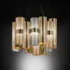 Image de Slamp La Lollo M suspension LED, dorée