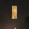 Image de Slamp Accordéon Vertical suspension doré/noir