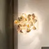 Image de Slamp Clizia Mama Non Mama applique 32x28 cm dorée
