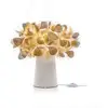 Image de Slamp Clizia Mama Non Mama Table E14 or/blanc