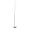 Image de Slamp Lampe sur pied LED Modula torsadée, plissée, gris clair