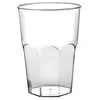 Image de Gobelets en plastique réutilisables,transparent forme octogonale