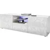 Image de Meuble TV - Blanc Laqué brillant - L 181 x P 43 x H 57cm - PARIGI