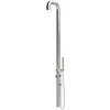 Image de SINED - Douche murale exterieure en inox satine acier inox 316L resistant a la corrosion et a lusure style minimaliste montage mural pour espaces restreints modele DOCCIA CHIA PARETE INOX