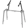 Image de QUIK LOK   WS/422 Paire de Bras Supplémentaires pour WS/421, Supports pour 2  Clavier, Réglables Hauteur, Angle, Inclinaison, Profondeur, Charge Max 33,8 kg, Couleur Noir