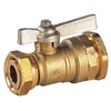 Image de Sferaco - Robinet compteur eau - Robinet droit avant ou après compteur laiton - PE20 - Ecrou prisonnier 3/4"(20/27)-