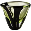 Image de Venini - Vase Black Belt ovale 699.20 CR/VB/NE